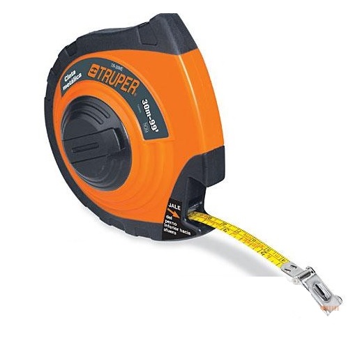 CINTA METRICA CARCASA PLASTICA / METALICA 20 MTS MOD.TR20ME REF.12631 / 630020 MARCA TRUPER