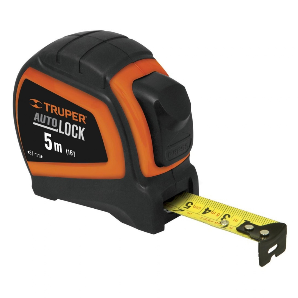 CINTA METRICA AUTO LOCK 3/4" X 5 MTS MOD.FA-5M REF.16014 MARCA TRUPER