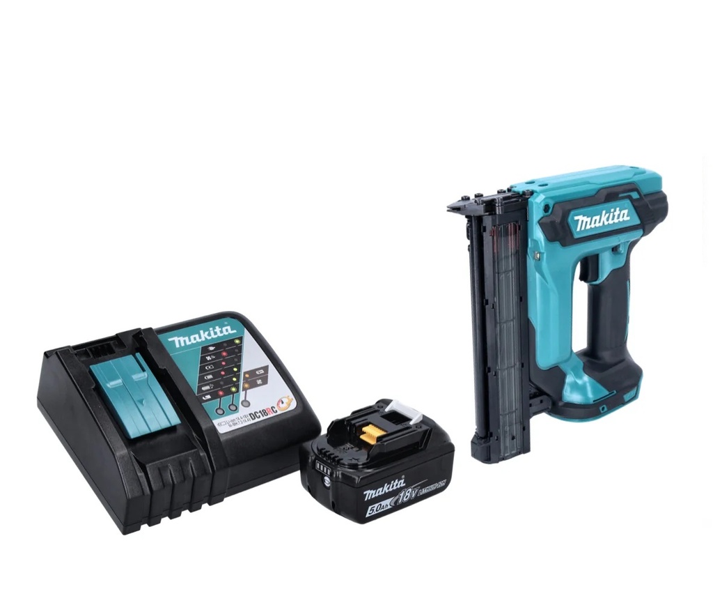 CLAVADOR INALAMBRICA 15-35MM 18V C/BATERIA+CARGADOR REF. DFN350 / DFN350ZX MARCA MAKITA