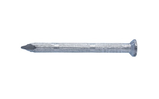 CLAVO DE ACERO RANURADO DE 2 1/2" X 4.3 MM UNIDAD REF. 200820 MARCA MEJIA
