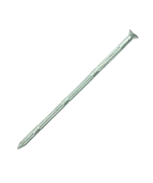 CLAVO DE ACERO RANURADO DE 2 1/2" X 3.5 MM UNIDAD REF. 206280 MARCA MEJIA