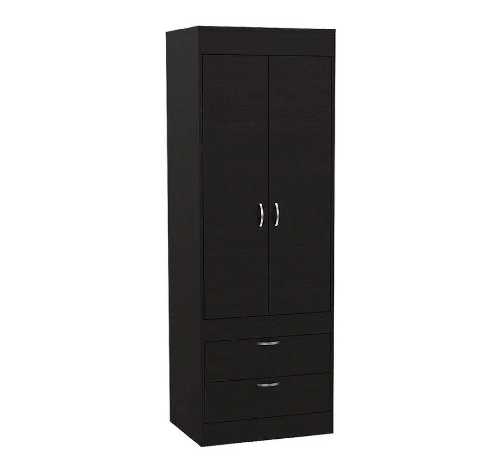 CLOSET 2 CAJONES MOD. LISBOA 179X45X59.2CM COLOR WENGUE MARCA SAN PABLO