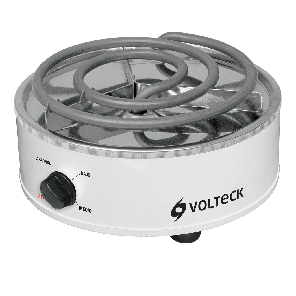 COCINA ELECTRICA DE 1 HORNILLA 110V 700W 60HZ / 3 NIVELES DE TEMP. REF. 48125 MARCA VOLTECK