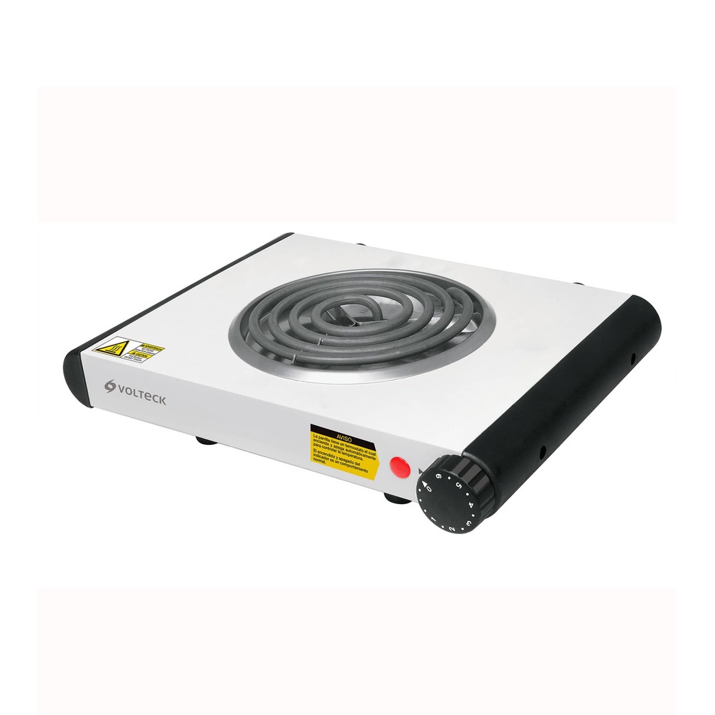 COCINA ELECTRICA DE 1 HORNILLA 110V 1050W 60HZ / 6 NIVELES DE TEMP. REF. 48126 MARCA VOLTECK