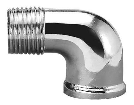 CODO CACHIMBO CROMADO DE 1/2 " 1 PZA REF. 05CC05 MARCA FP