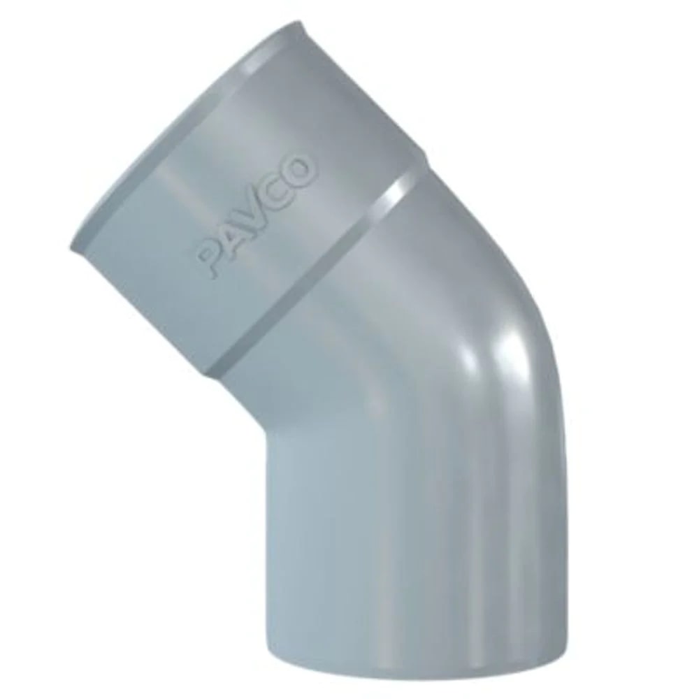 CODO DE PVC PARA AGUA FRIA DE 1/2" X 45° REF. 927573 MARCA PAVCO