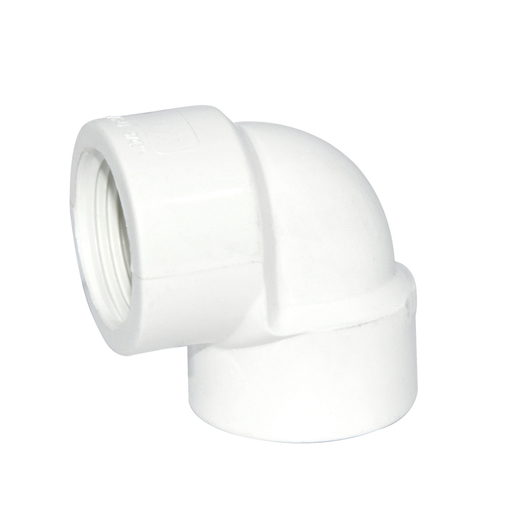 CODO DE PVC AF DE 1" X 90° CON ROSCA REF. CPP-AB06 MARCA SEMILIC