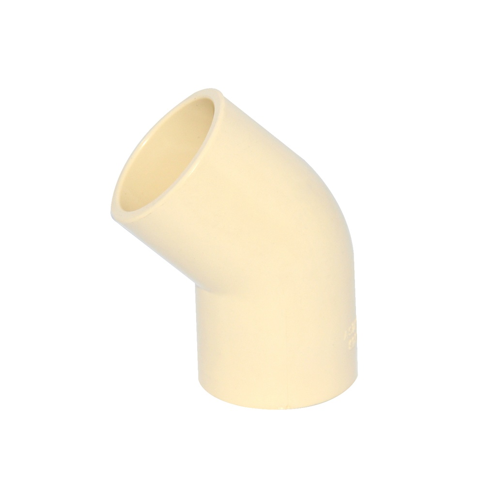 CODO DE CPVC AC DE 3/4" X 45° SOLDABLE REF. CPV-AC08 MARCA SEMILIC