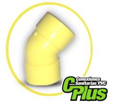 CODO DE PVC PARA AGUA SERVIDA 250 MM X 90º ( 10 " X 90°) C- C REF. C020028S MARCA UNITECA