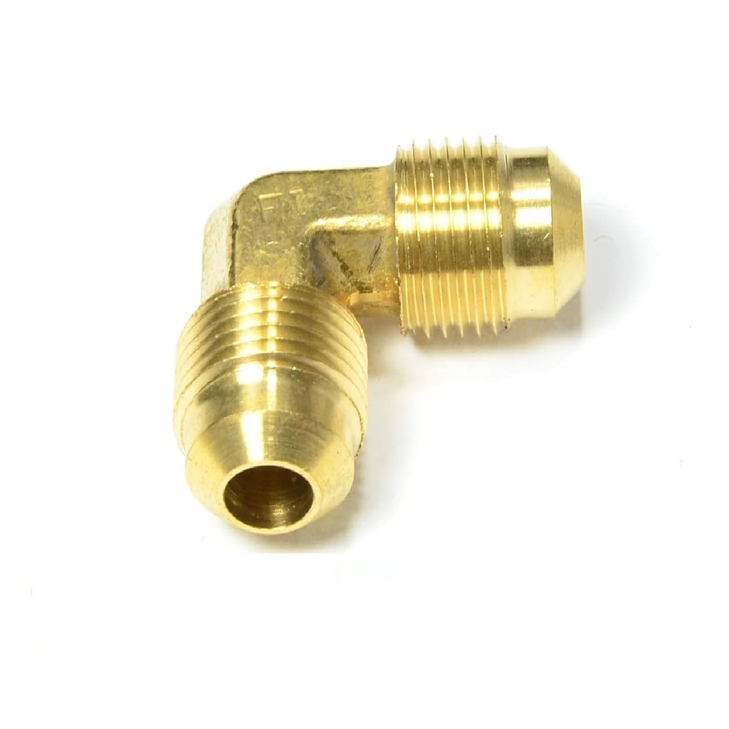 CODO 90° DE LATON - FLARE 45° DIAM. DE TUBO X NPT 3/8X3/8" REF. 50-FV-12X12 MARCA VENEPRO