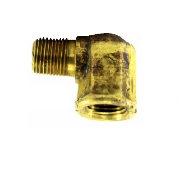 CODO 90° DE LATON - MACHO X HEMBRA NPT 1/2" REF. 116-BV-16 MARCA VENEPRO
