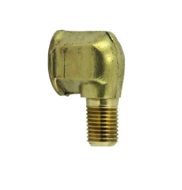 CODO 90° DE LATON - DIAM. DE TUBO X NPT 3/16X1/8" REF. 189-DV-06X04 MARCA VENEPRO