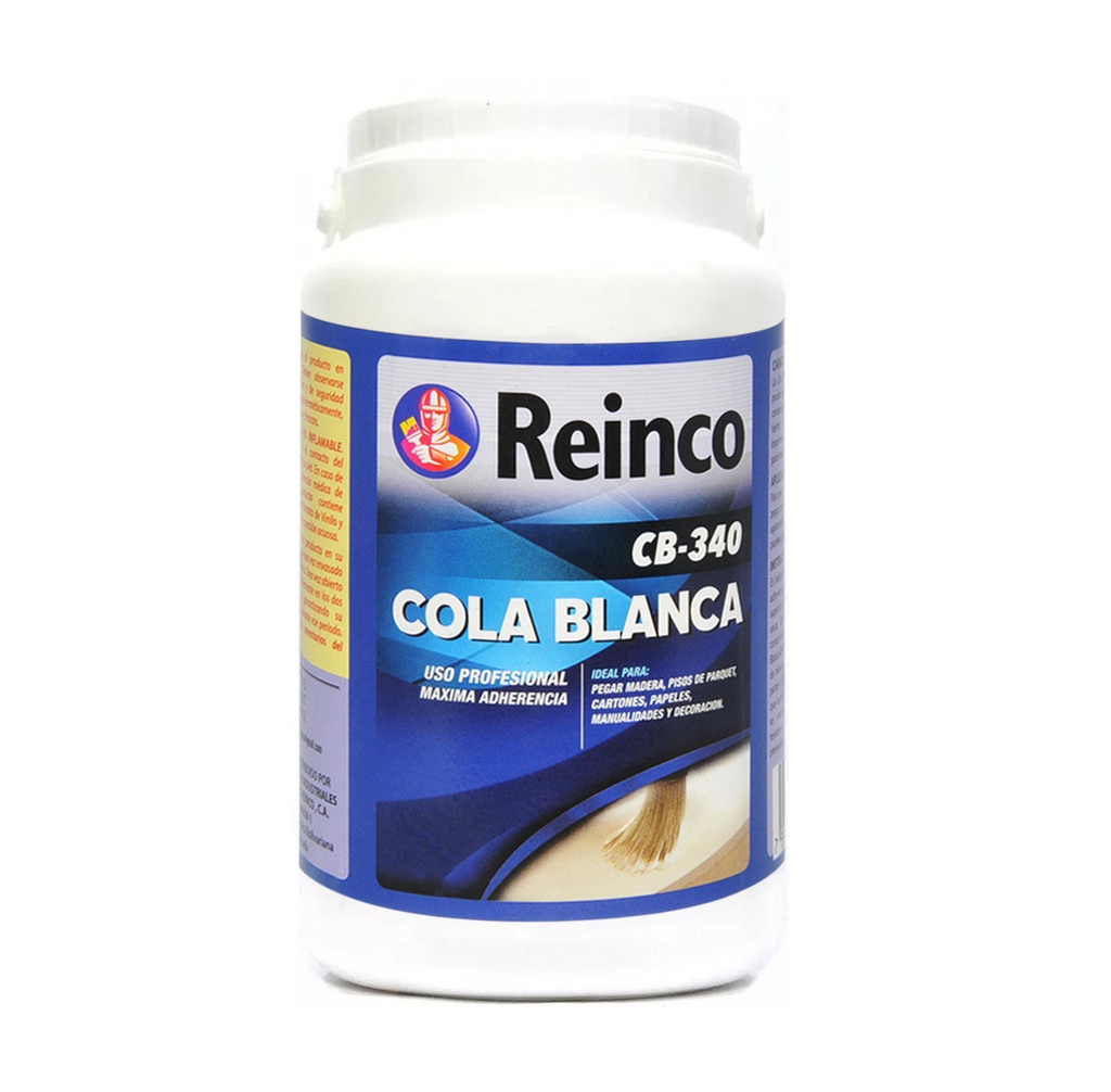 COLA BLANCA / PEGAMENTO N° CB-34 DE 1 GL REF. 6000-101 MARCA REINCO