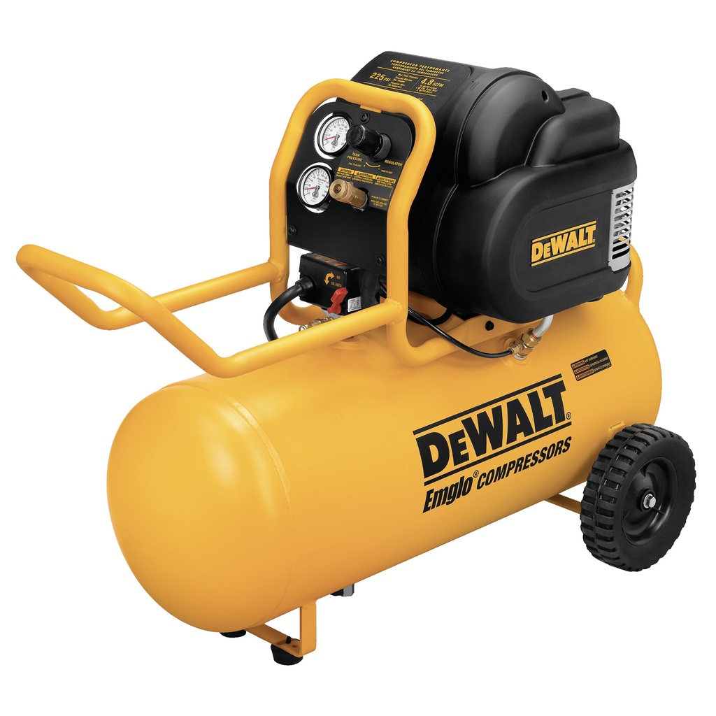 COMPRESOR HORIZONTAL 1.6 HP 57 LTS 1750 RPM REF. D55167 MARCA DEWALT