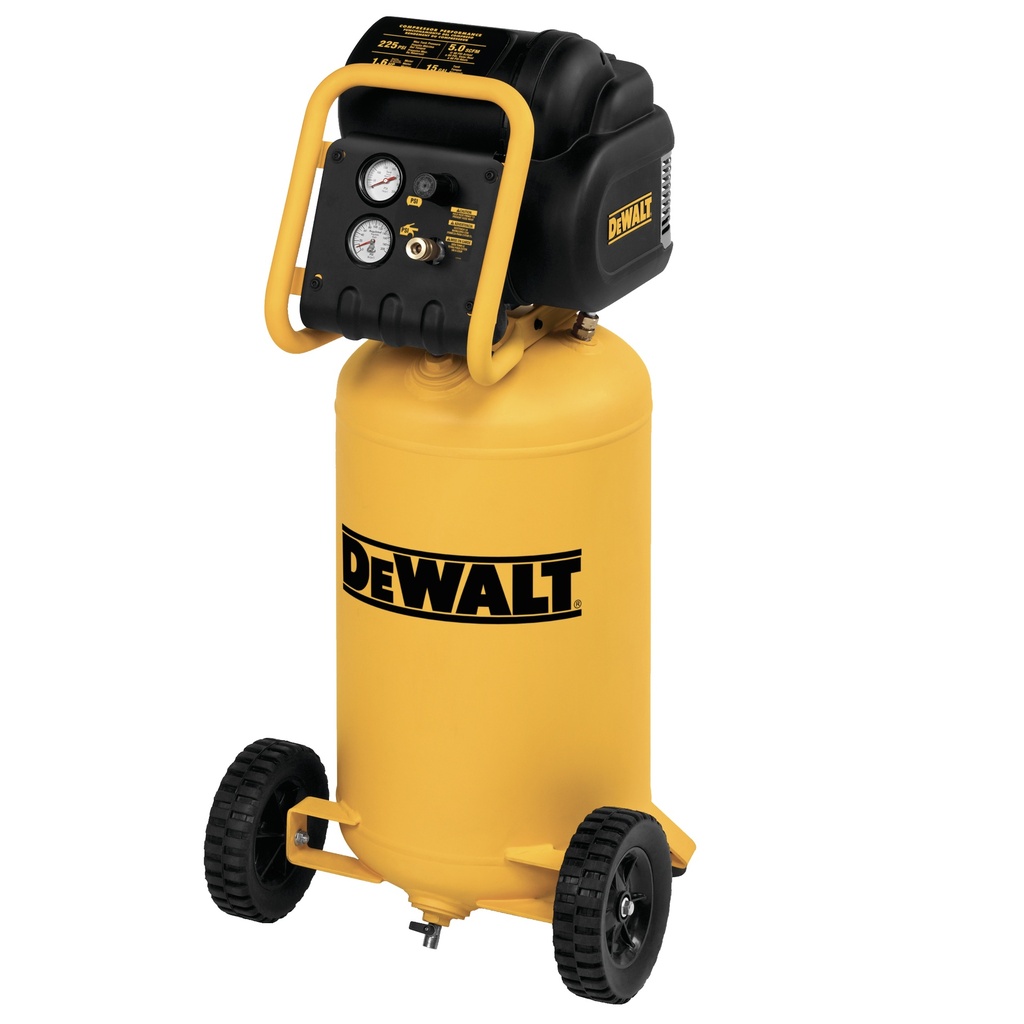COMPRESOR VERTICAL 1.60 HP 57 LTS 1750 RPM REF. D55168 MARCA DEWALT