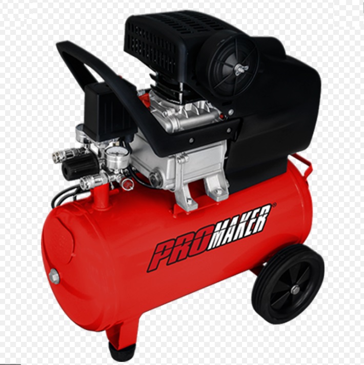 COMPRESOR DE AIRE 24 LT 2 HP MAX 115 PSI REF. CP24 MARCA PROMAKER