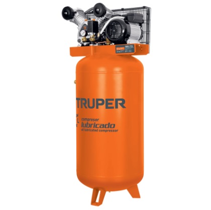 COMPRESOR VERTICAL SIN RUEDAS 180 LTS 4 HP MOD.COMP-180LV REF. 15657 MARCA TRUPER