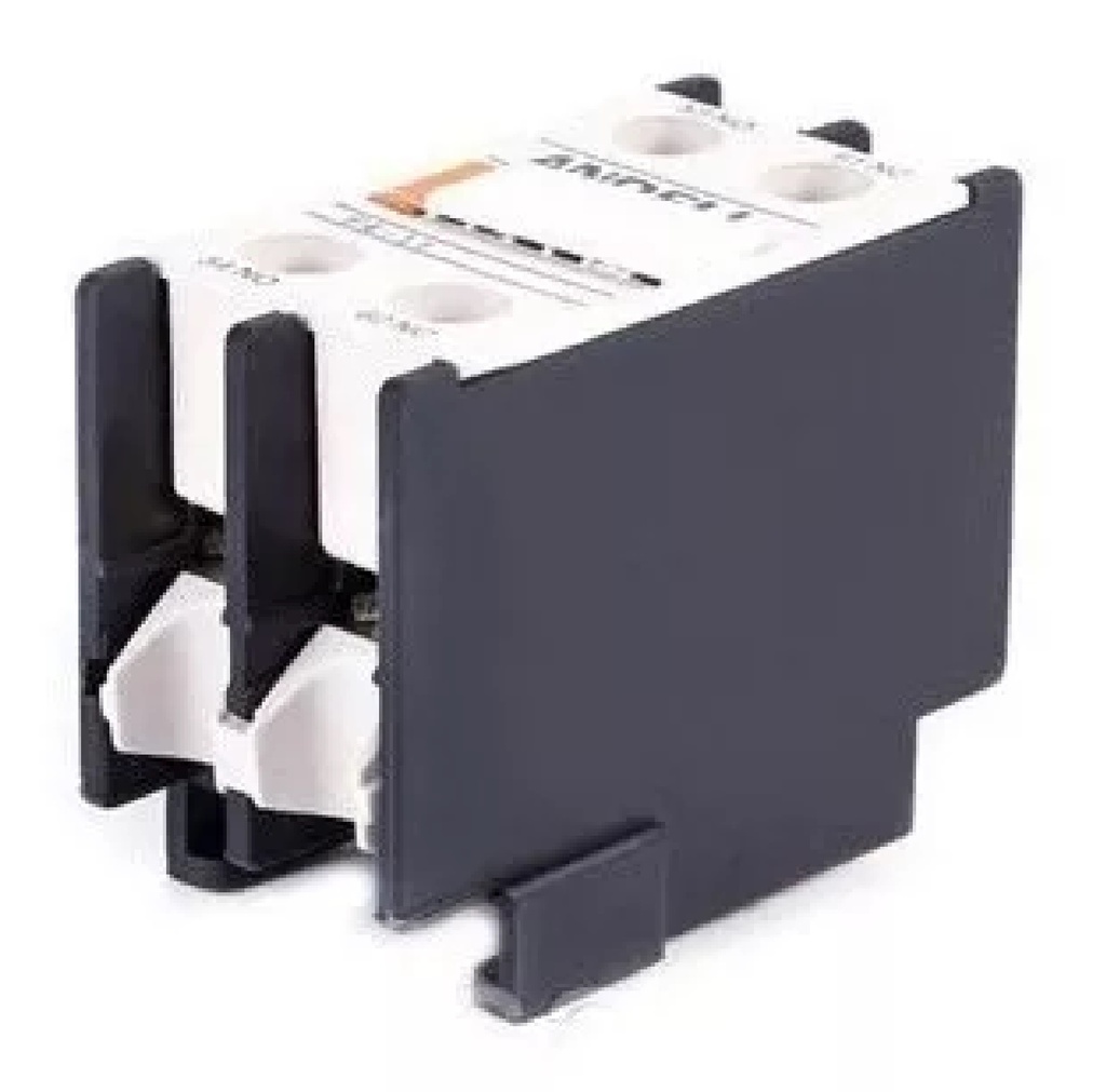 BLOQUE DE CONTACTOS AUXILIARES LA1-DN11 1 NO + 1 NC FRONTAL NEGRO REF. CON04053 MARCA ANDELI