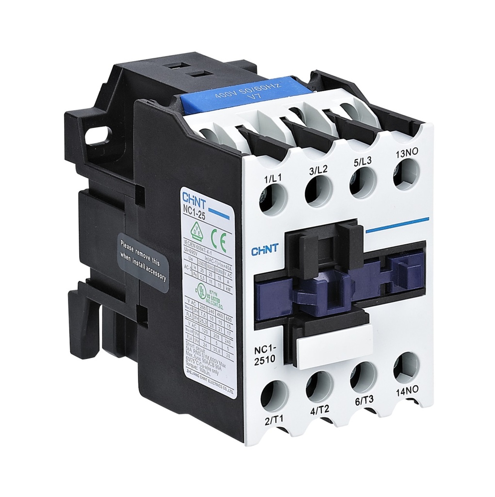 CONTACTOR 25 A 110 V 3 P 50 / 60 HZ REF. CHI010007 REF. NC1-2510F7 / 20000030 MARCA CHINT