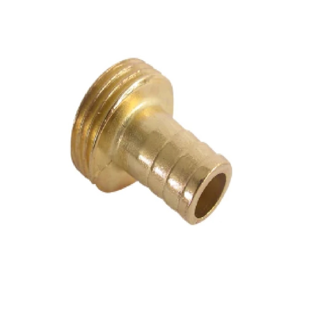 CONEXION / PICO PARA MANGUERA 1/2" MACHO N° 1 LATON ANTIGUO REF. IDE-6132002 / 132023 MARCA IDEACE