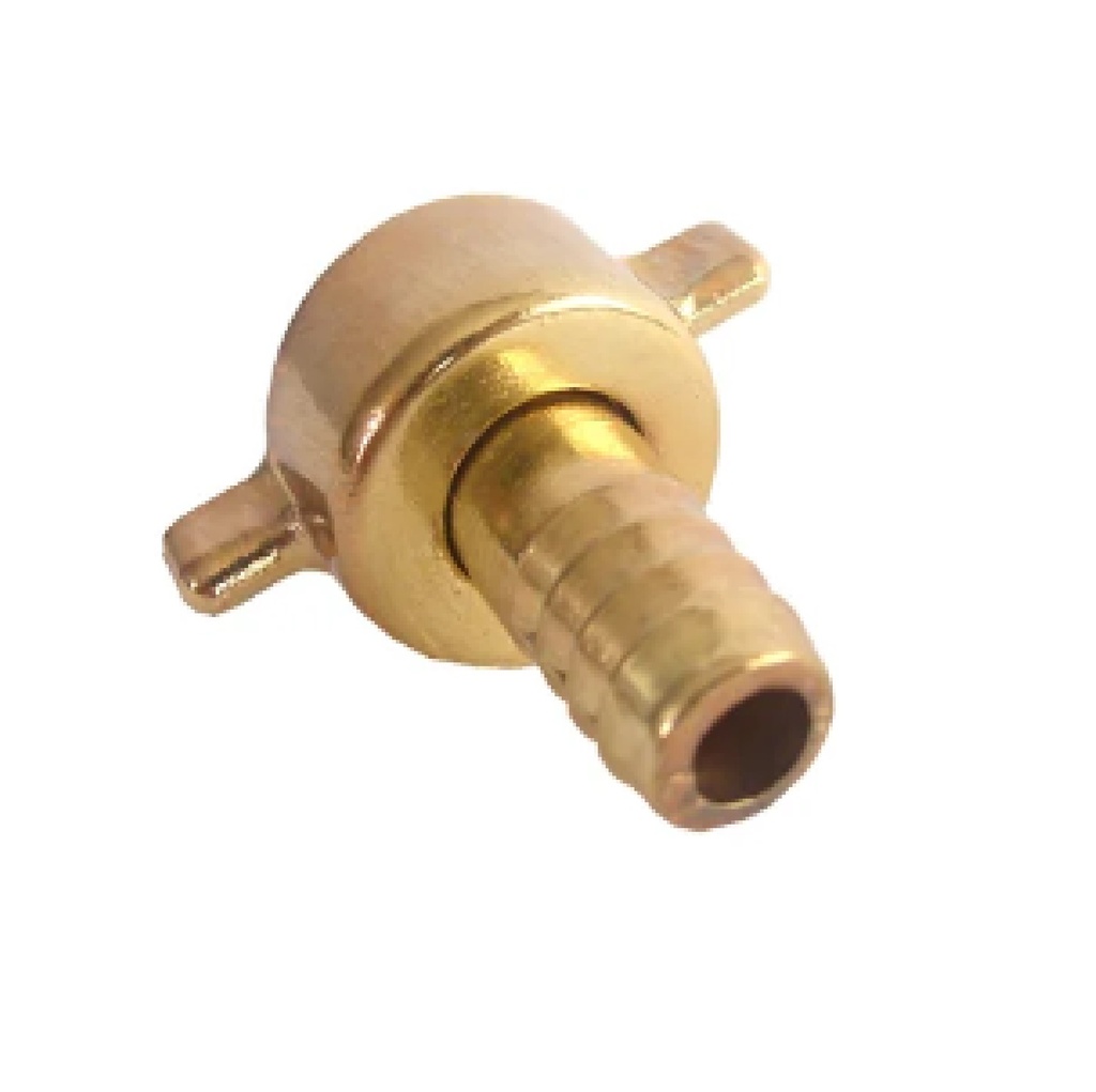 CONEXION / PICO PARA MANGUERA 1/2" HEMBRA N° 2 LATON ANTIGUO REF. IDE-6132003 / 132030 MARCA IDEACE