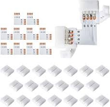 CONECTOR PARA ESQUINA DE 4 PIN 12W 48W PARA TIRA LED SDM RGB UNIDAD REF. X000TC450L MARCA JACKYLED
