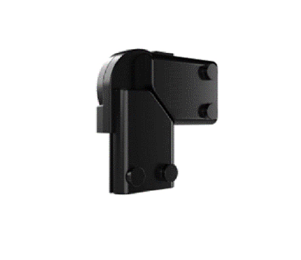 CONECTOR 48V MODULO DE CONEXION ANGULO 90° PARED PARA RIEL MAGNETICO SLIM NEGRO REF.LUM-639 LUMIND