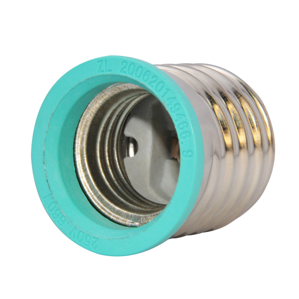 CONVERTIDOR DE SOCATE DE ROSCA E40 A ROSCA E27 ( PORCELANA ) REF. SCTS-400 MARCA SEMILIC