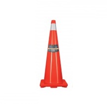 CONO DE SEGURIDAD FLEXIBLE 90 CM C/CINTA REFLECTIVA MOD. CONO-90RX REF. 13127 / 100452 MARCA TRUPER