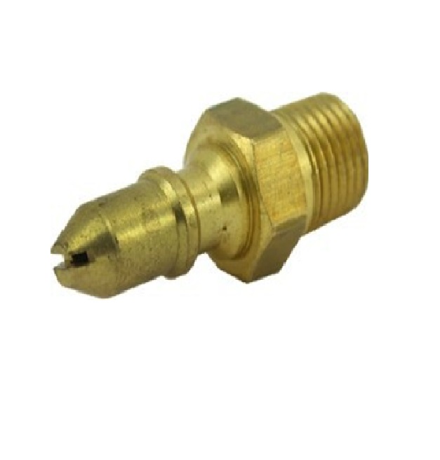 CONECTOR DE LATON P/ BOMBONA ESPIGA X ROSCA 5/16X7/16 NPT REF. B06-V-10X14 MARCA VENEPRO