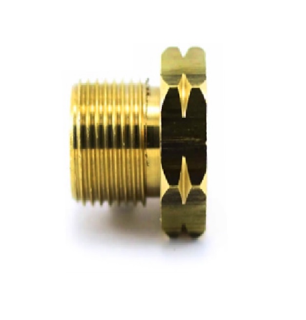 TUERCA DE LATON P/ GAS PROPANO ROSCA IZQ. SAE 7/8" REF. D14-V-28 MARCA VENEPRO