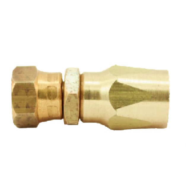 CONECTOR DE LATON P/ MANGUERA / REUSABLE HEMBRA - FLARE 5/16X3/8" REF. BN06-06NJV MARCA VENEPRO