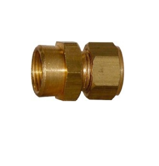 CONEXIÓN DE LATON / EXTENSIÓN QUEMADOR COMP. 3/16X3/16" REF. EXT-V-06X06 MARCA VENEPRO