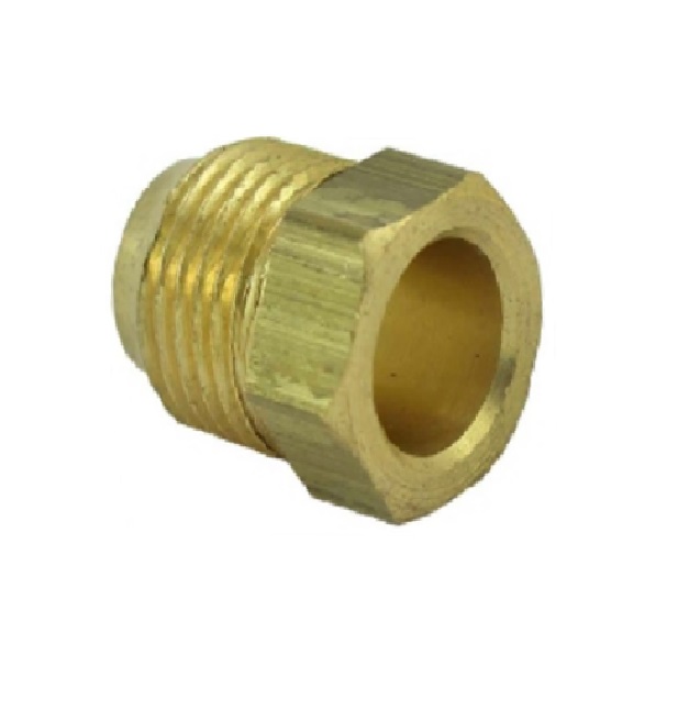 CONEXIÓN DE LATON TUERCA FLARE - DIAM. DE TUBO 3/16" REF. 181-DV-06 MARCA VENEPRO