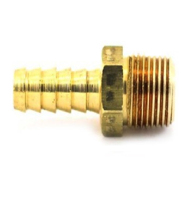 CONECTOR MACHO MANGUERA DE LATON - ESPIGA X NPT 3/4X3/4" REF. 203-V-24X24 MARCA VENEPRO