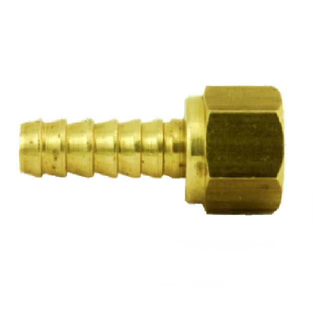 CONECTOR MANGU. DE LATON - FLARE 45° X TUERCA GIRATORIA 3/8X3/8" REF. 205-V-12X12 MARCA VENEPRO