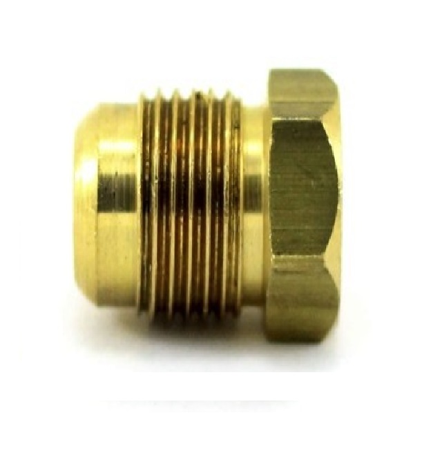 CONECTOR P / FRENO DE AIRE DE LATON - DIAM. DE TUBO X NPT 1/4X1/4" REF. 468-FV-08X08 MARCA VENEPRO