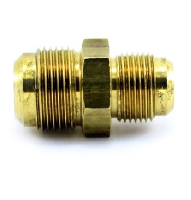 UNION REDUCTORA FLARE 45° DE LATON DIAM. TUBO X DIAM. TUBO 1/2X1/4" REF. 656-FV-16X08 MARCA VENEPRO