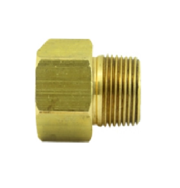CONECTOR HEMBRA DE LATON ASIENTO FLARE DIAM. DE TUBO X NPT 3/8X1/4" REF. 664-FV-12X08 MARCA VENEPRO