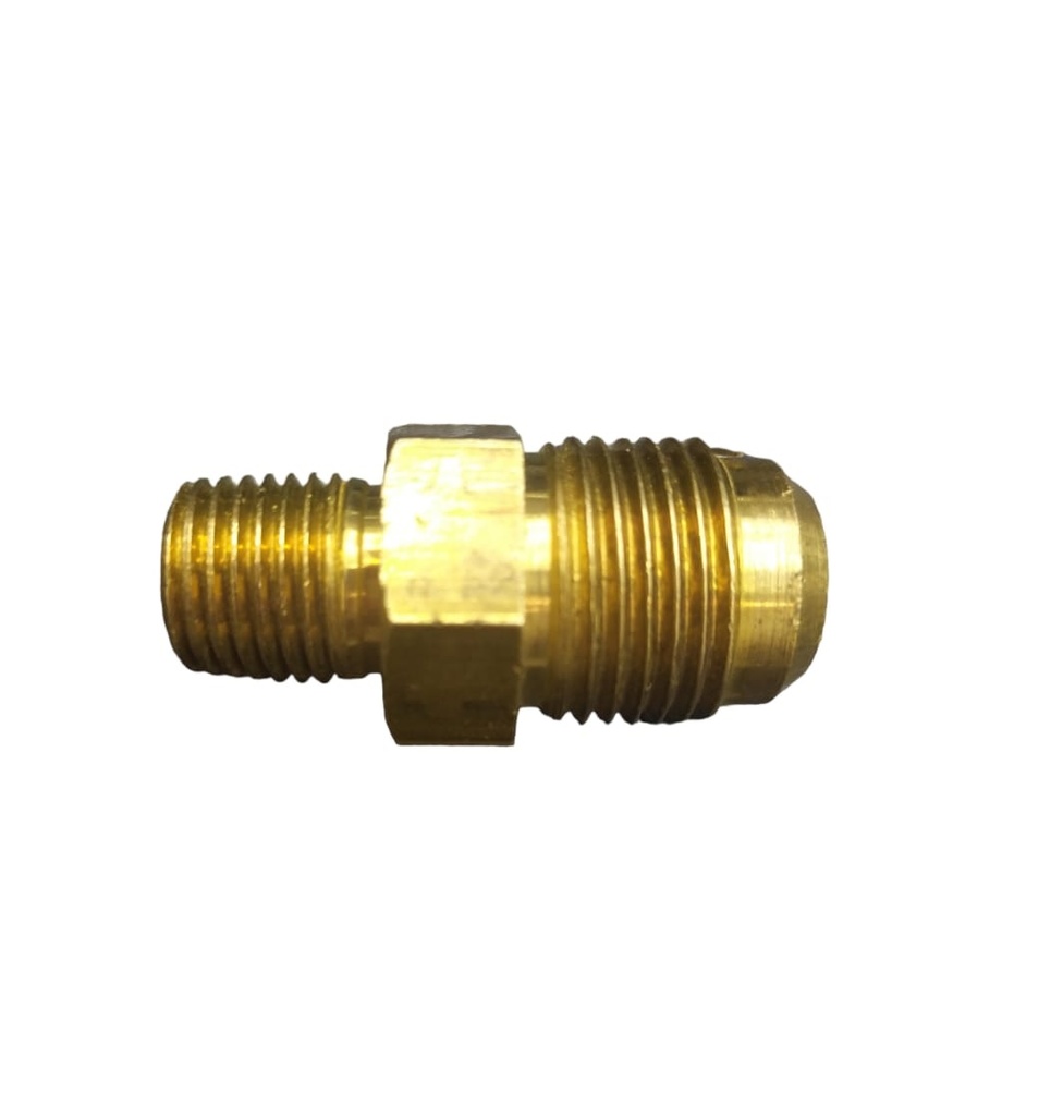 CONECTOR / ADAPTADOR DE BRONCE DE 1/2" X 1/4" REF CON-0198 MARCA VENEZOLANA DE PIEZAS