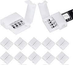 CONECTOR EXTENSION TERMINAL DE 4 PINES PARA TIRA LED SMD 5050 UNIDAD REF. B07Y35MGWB MARCA WENHSIN