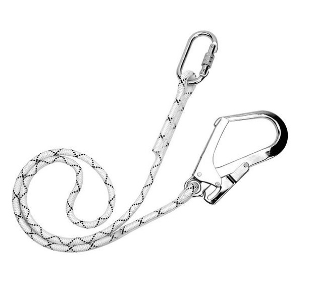 CORDON PARA HERRAMIENTAS 1.8 MTS - CUERDA KERNMANTLE C/ MOSQUETON Y ANILLO REF. 45271 MARCA TOLSEN