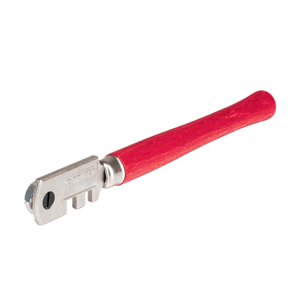 CORTADOR DE VIDRIO DE 5" DE 6 CUCHILLAS MANGO ROJO COD. CV-5X REF. 12954 MARCA TRUPER