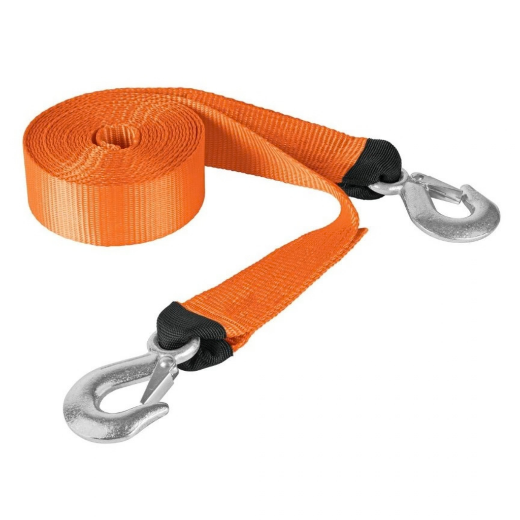 CORREA PARA REMOLQUE 2" X 5.8 MTS C/ GANCHOS CAP. 2 TON MOD. CREM-58C REF. 18344 MARCA TRUPER
