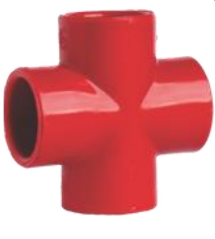 CRUZ LISA DE 40 MM FIRETEC LINEA ROJA COD-DSF004F MARCA DONSEN