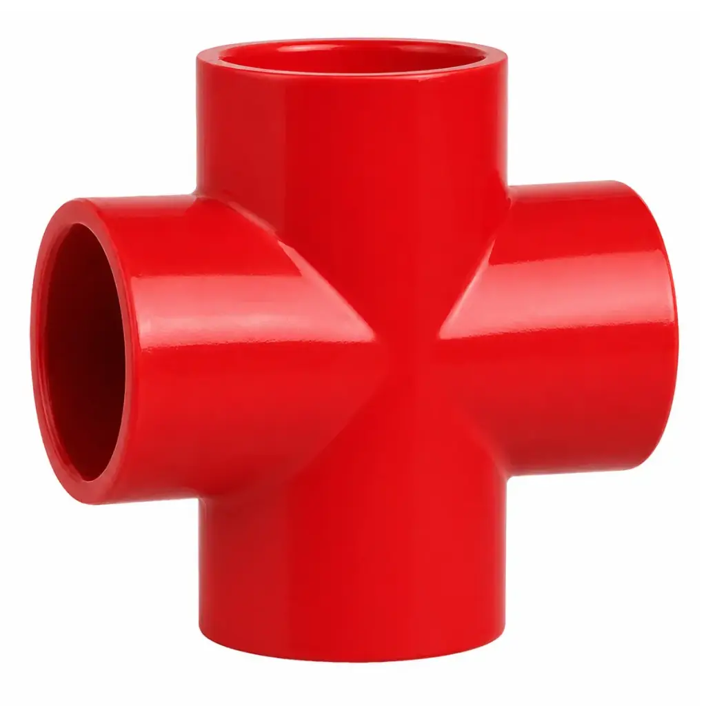 CRUZ LISA DE 40 MM FIRETEC LINEA ROJA COD-DSF004F MARCA DONSEN