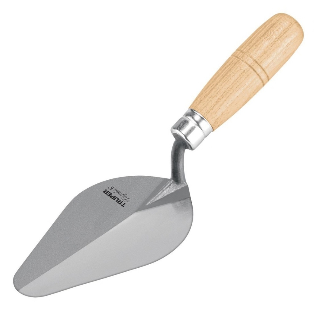 CUCHARA PARA ALBAÑIL 6" PUNTA REDONDA T/ CENTROAMERICANA MOD. CT-6C REF. 13003 MARCA PRETUL