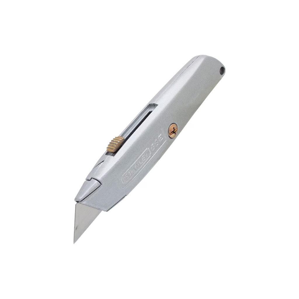 CUCHILLA / EXACTO DE METAL RETRACTIL CLASSIC 6" C/ 2 CUCHILLAS 100% METAL REF. 10-099 MARCA STANLEY