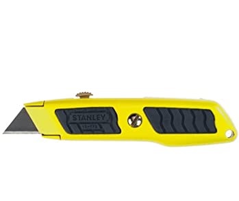 CUCHILLA / EXACTO BI-MATERIAL GOMA-METAL RETRACTIL REF. 10779 MARCA STANLEY