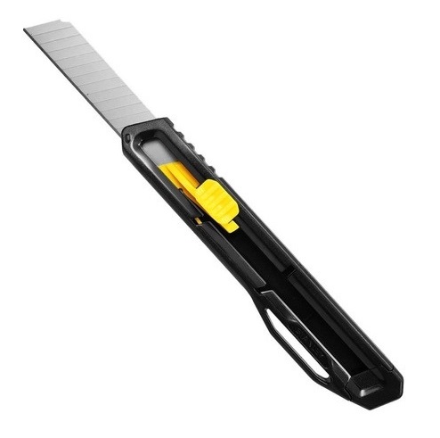 CUCHILLA / EXACTO HOJA 9MM SNAP-OFF C/UNA HOJA 13 SEGMENTOS REF.STHT10322-840 /CUC-702 MARCA STANLEY